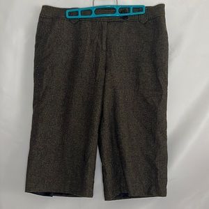 “Business Baby” Mid Calf Brown Wool Pants